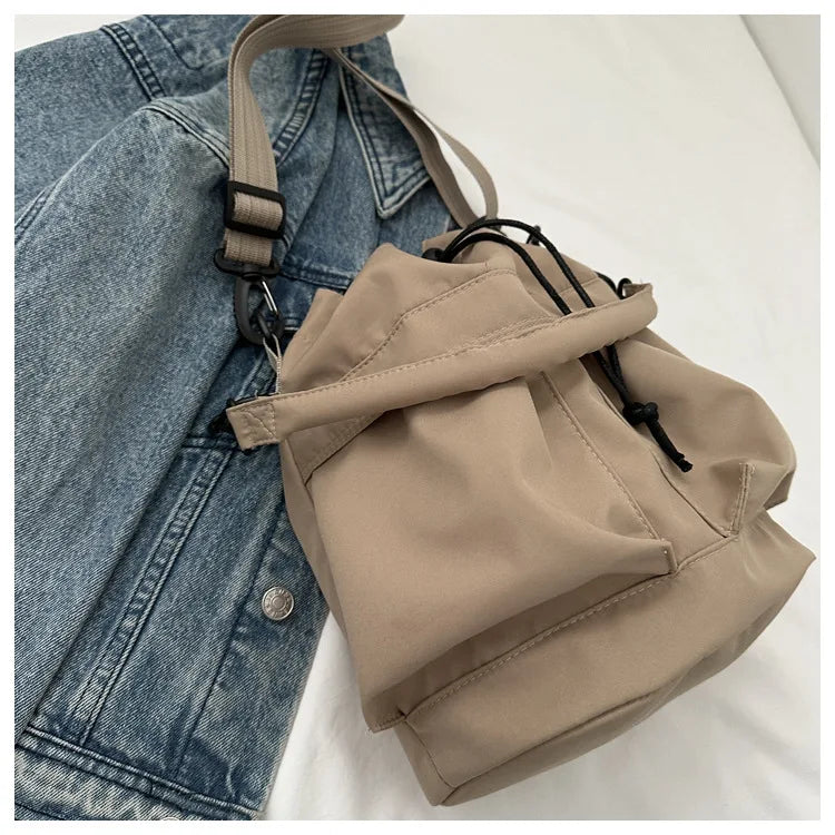 Fashionable Crossbody Bags for Women Shoulder Bag Large Capacity Oxford Women Bucket Bag Purse and Handbags