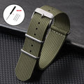 Military Nylon Smartwatch Band 18mm 20mm 22mm Universal Men Women Canvas Strap Fabric Army Replacement Wristbelt Sport Bracelets