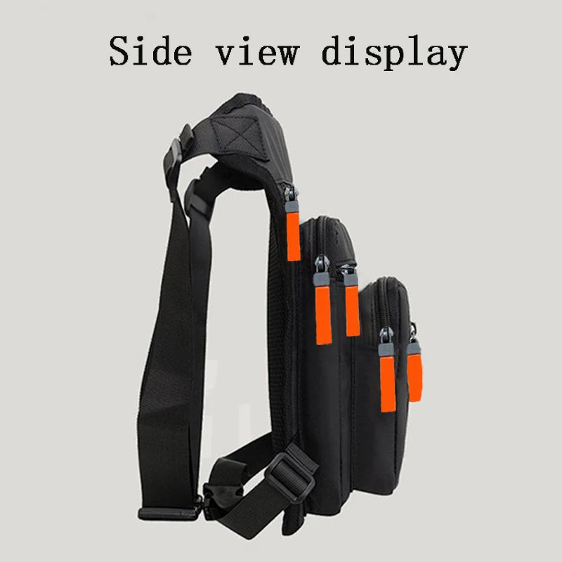 Men's and women's crossbody bags are suitable for daily use, for sports and travel. They are also great for waist bags.