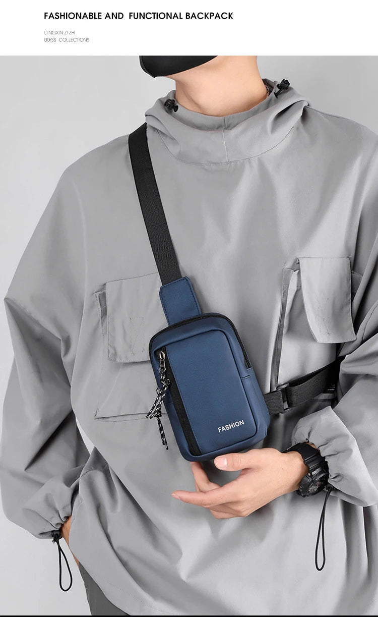 Casual Solid Men Crossbody Bags Male Oxford Handbag Shoulder Bags Boy Messenger Bags 2023 Man Handbags for Travel Satchel Black