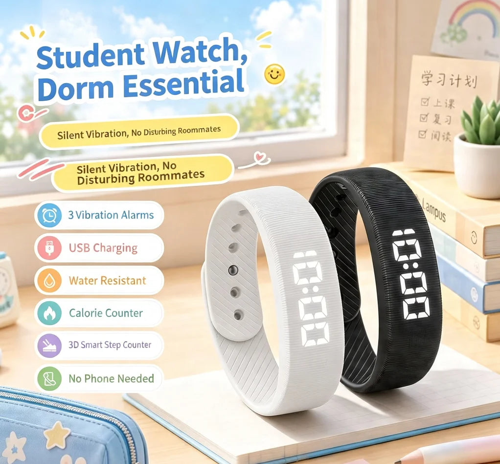 New Smart Watches Pedometer Fitness Bracelet for Men and Women Step-Counting Multi-Movement Mode Fashion Electronic Wristband Si