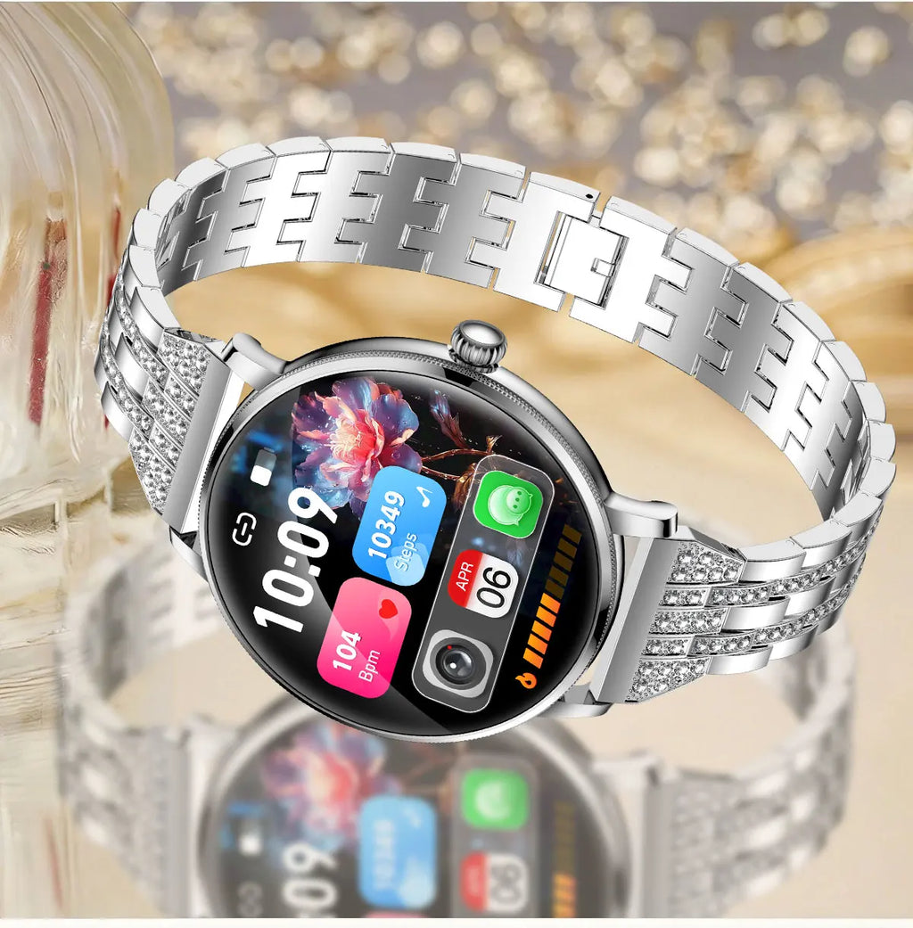 2026 Model of Military-Grade Stylish Smartwatch, 1.19-Inch AMOLED Screen, Heart Rate and Blood Oxygen Monitoring, Bluetooth Call