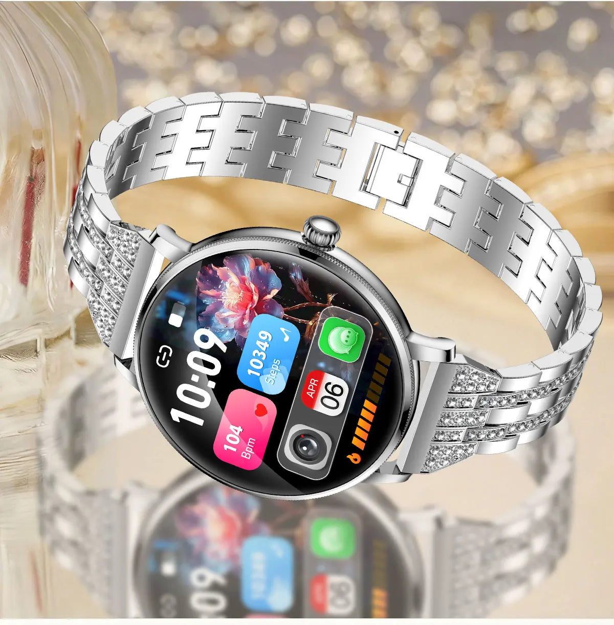 2026 Model of Military-Grade Stylish Smartwatch, 1.19-Inch AMOLED Screen, Heart Rate and Blood Oxygen Monitoring, Bluetooth Call
