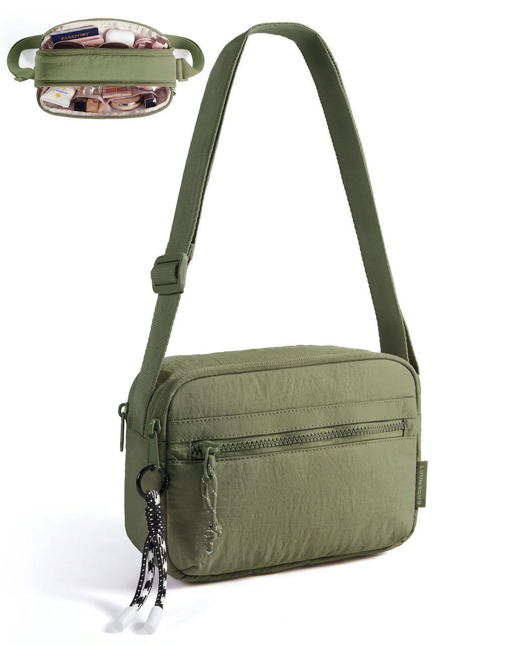 BAGSMART Cross Body Purse Small Crossbody Bags for Women Travel Purse Casual Shoulder Handbag Wallet