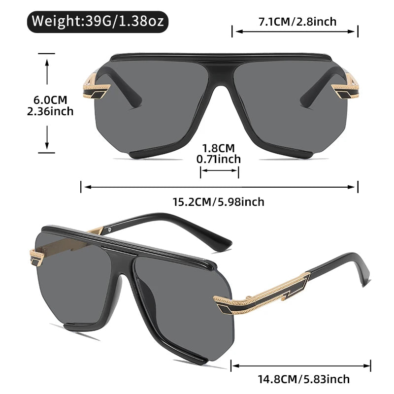 Sleek Oversized Pilot Sunglasses With Premium Metal Detailing Designed For Effortless Daily Style And Refined Outdoor