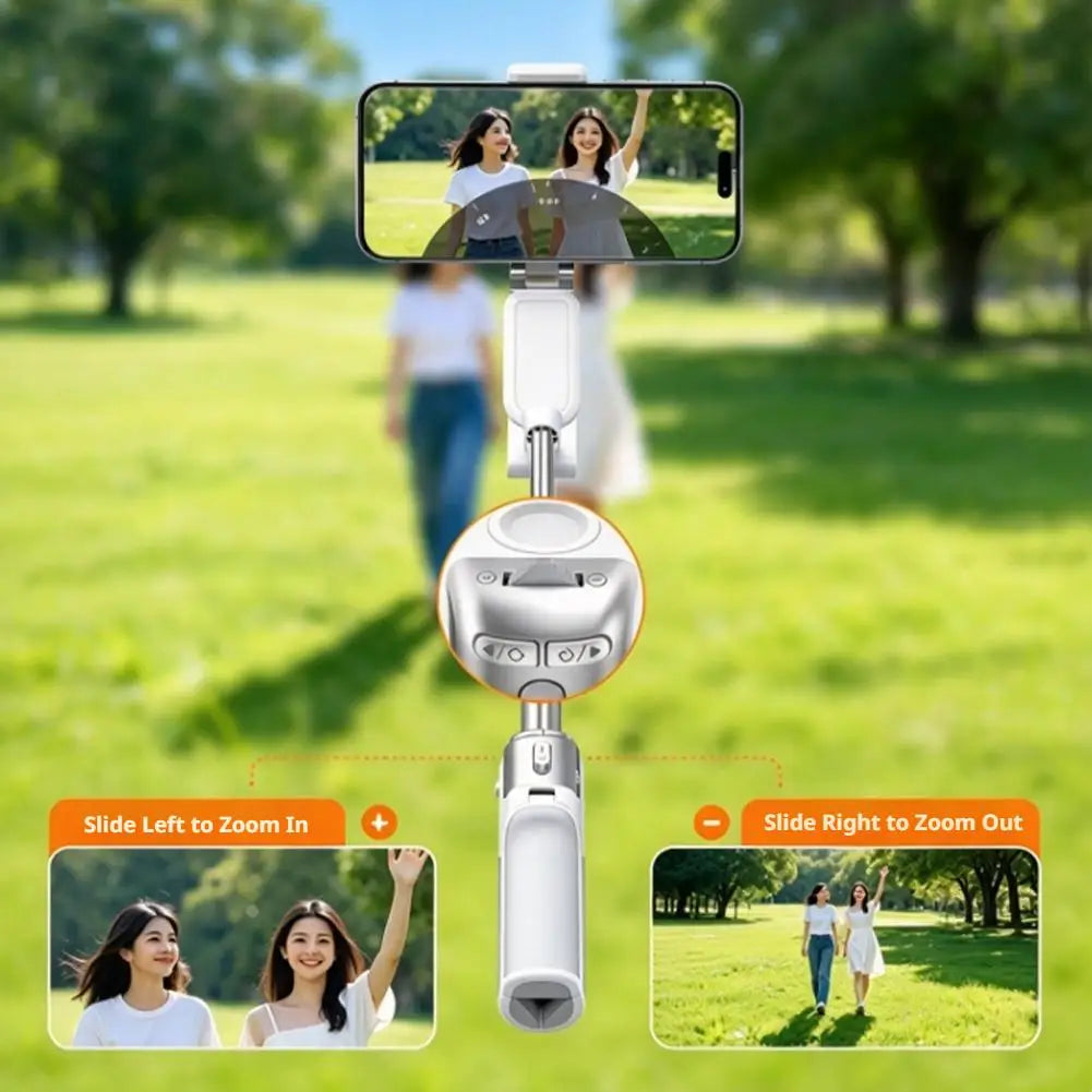 Z3 Magnetic Selfie Stick Tripod with Zoom Remote Double Sided Magnetic Phone Stand Mini Desktop Holder for Vlog Photography