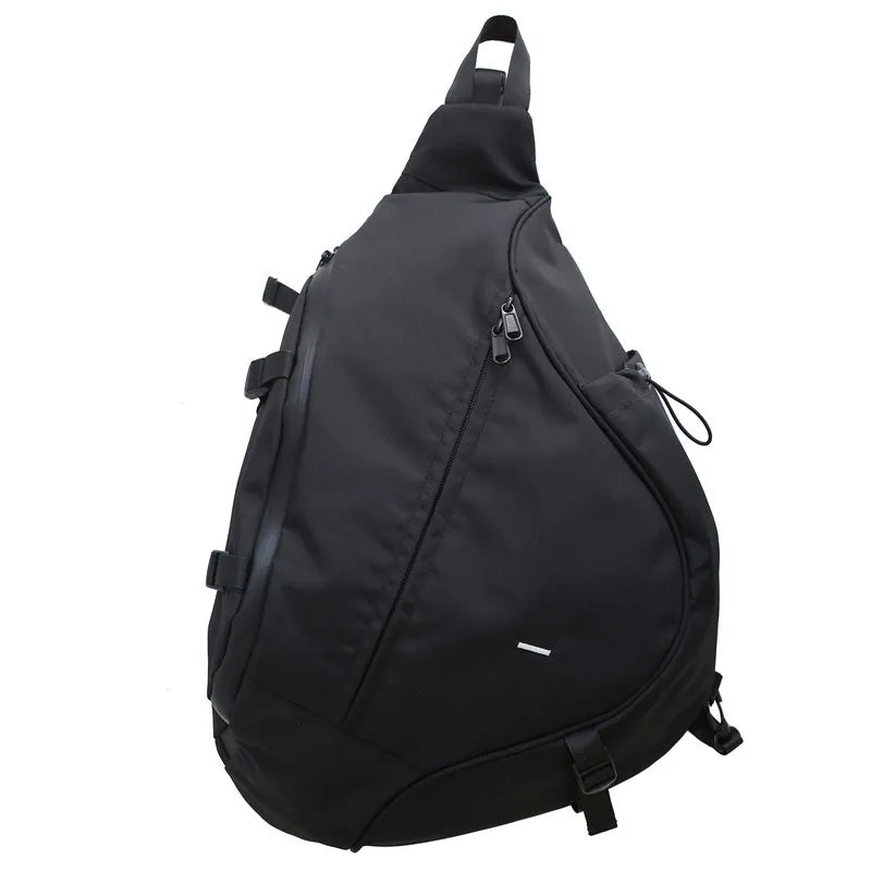 Large Capacity Crossbody Bags for Women Unisex Solid Color Chest Packs High Quality Nylon Shoulder Bag Travel Storage Backpacks