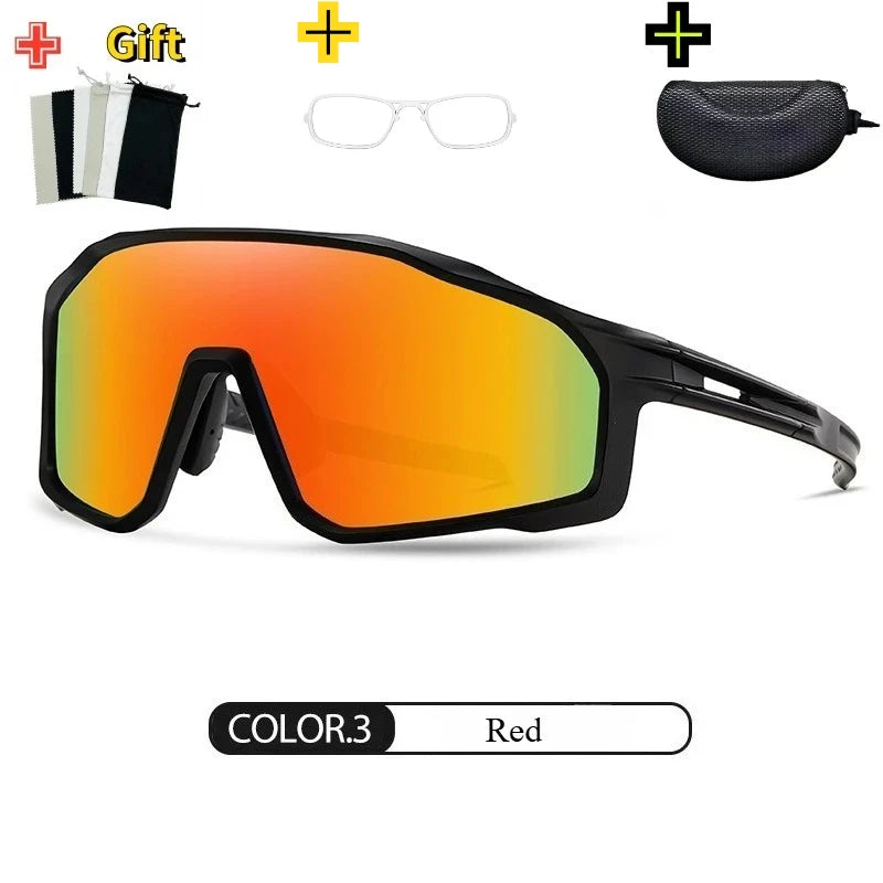 Myopia Premium Prescription Polarized Sports Sunglasses for Cycling, Driving & Running with Full UV Protection & Fashion Design