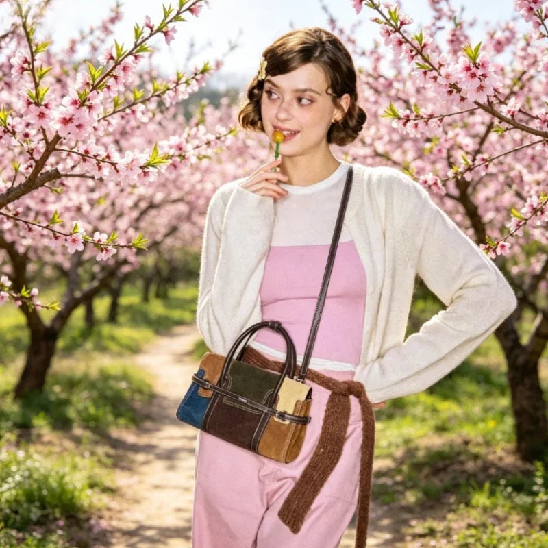 Modern fashion designer women's crossbody bag, outdoor leisure travel shoulder bag, elegant and comfortable handbag