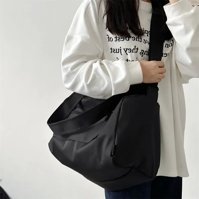 Large Crossbody Travel Tote Bags for Women 2024 Canvas Shoulder Messenger Bag Sports Yoga Satchels Fashion Woman Handbag