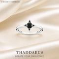 Ring Star Stackable Europe Style Fine Jewerly For Women Brand New Trendy Gift In 925 Sterling Silver