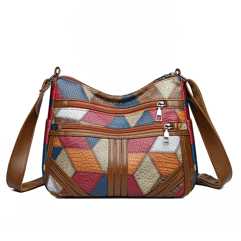 New Crossbody Bag for Women Large Capacity Luxury Handbag Purse Solid Color Shoulder Bags Female Casual Travel Vintage Hobos Bag