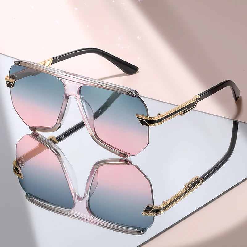 Sleek Oversized Pilot Sunglasses With Premium Metal Detailing Designed For Effortless Daily Style And Refined Outdoor