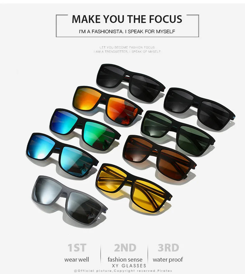 Premium Polarized Sunglasses for Men Women Sports Outdoor Coating Reflective Cycling Fishing Hiking Glasses Driving