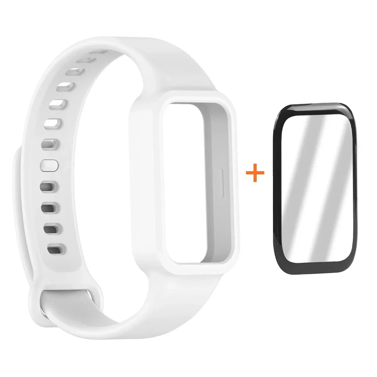Fashion Band + Film For Xiaomi Smart Band 9 Active Smart Watch Strap Wristbands Bracelet For MiBand 9 Active Correa Accessories