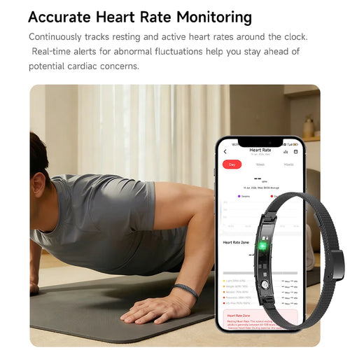 2026 New Bluetooth Smart Bracelet Health Heart Rate Sleep Stress Monitoring Sport Fitness Tracker Smart Wrist Watch Women Men