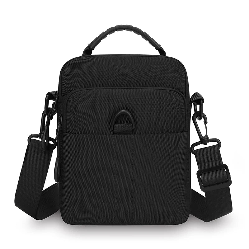 Men's Crossbody Bag Multi-Pocket Oxford Sling Shoulder Pouch Compact Travel Daily Commute Organizer for Phone Essentials
