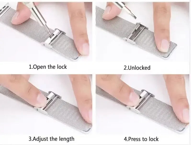 Bracelet for Amazfit GTR Mini Smart Watch Strap for Amazfit Bip 3 Pro Metal Band Correa Reloj Amazfit GTS 4 3 2 Mini Watchband