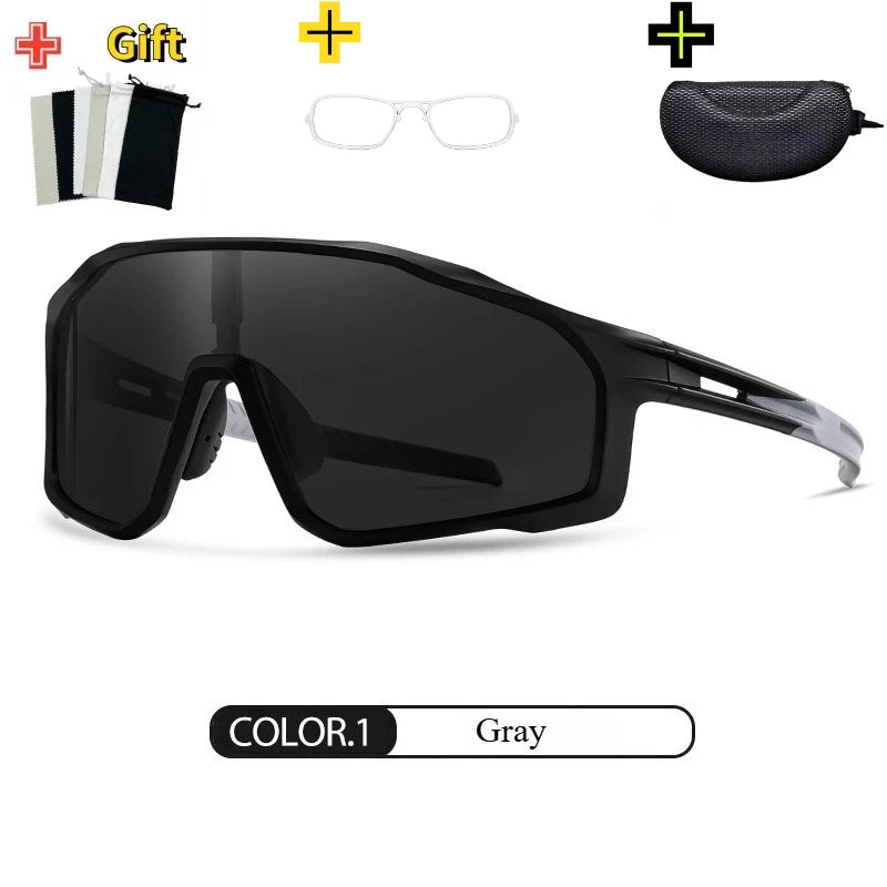 Myopia Premium Prescription Polarized Sports Sunglasses for Cycling, Driving & Running with Full UV Protection & Fashion Design