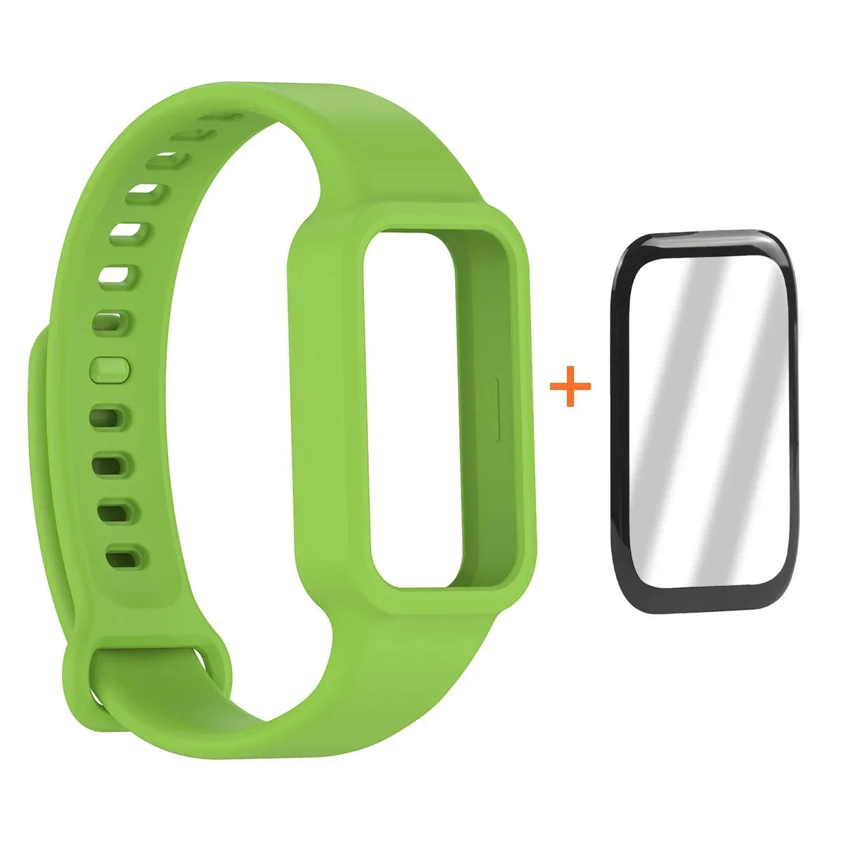 Fashion Band + Film For Xiaomi Smart Band 9 Active Smart Watch Strap Wristbands Bracelet For MiBand 9 Active Correa Accessories