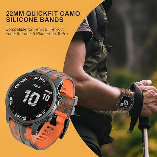 Watchband 22mm 26mm Quickfit Silicone Smart Watch Strap For Garmin Epix Gen 2 Instinct 2 Fenix 7X 7 6X 6 Pro 5 5X Plus Bracelets