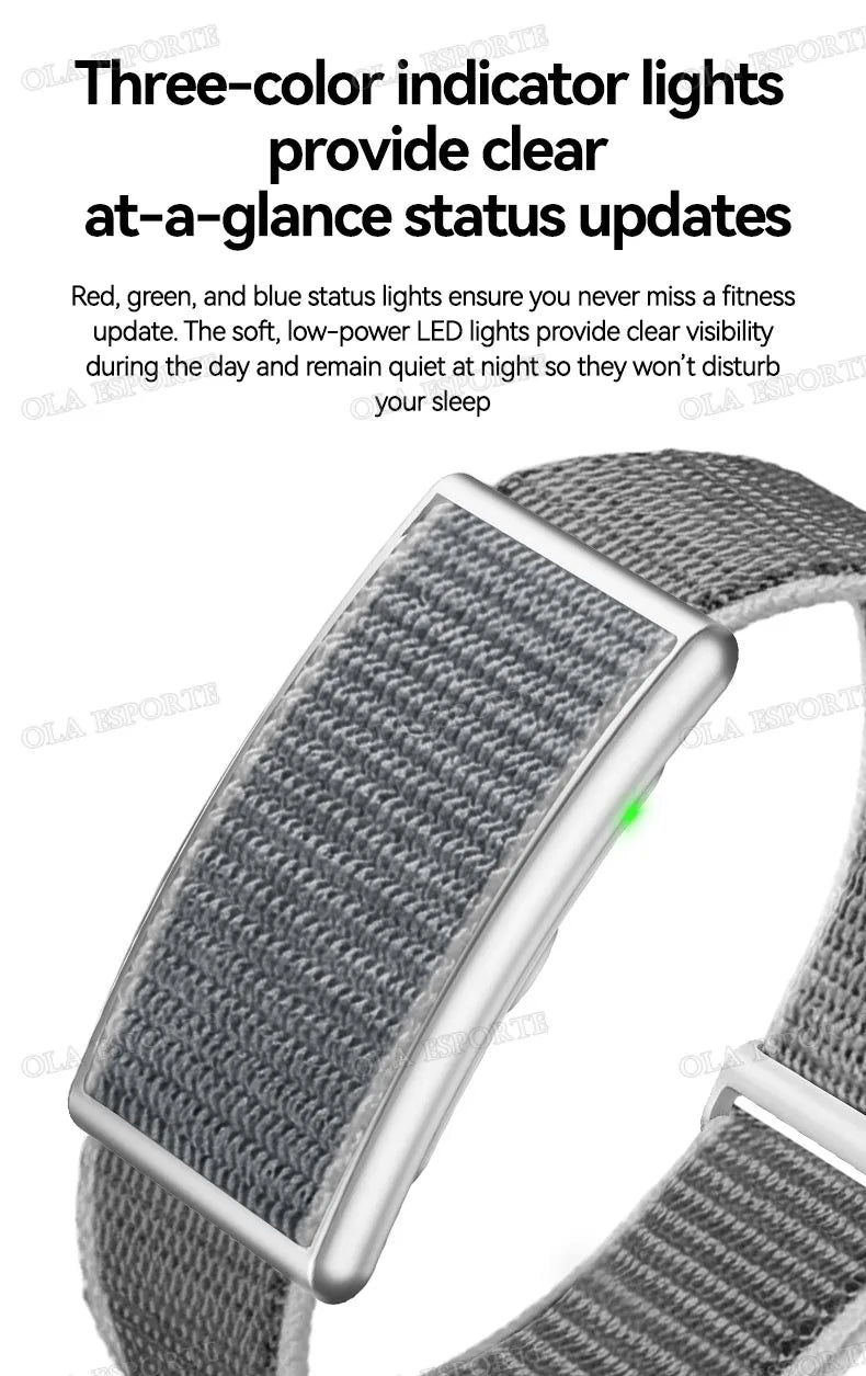 Smart Wristband Thin and Light Without Screen All Day Health Monitoring 128+ Sports Modes Waterproof Smart Bracelet Watch F107