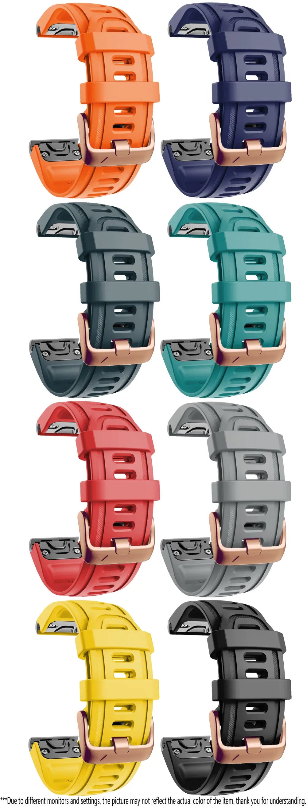20mm Smart Watchbands For Garmin Approach S50 43mm S70 42mm Fenix 8 43mm 7S Pro 6S 5S Quick Release Silicone Bracelet Wristbands