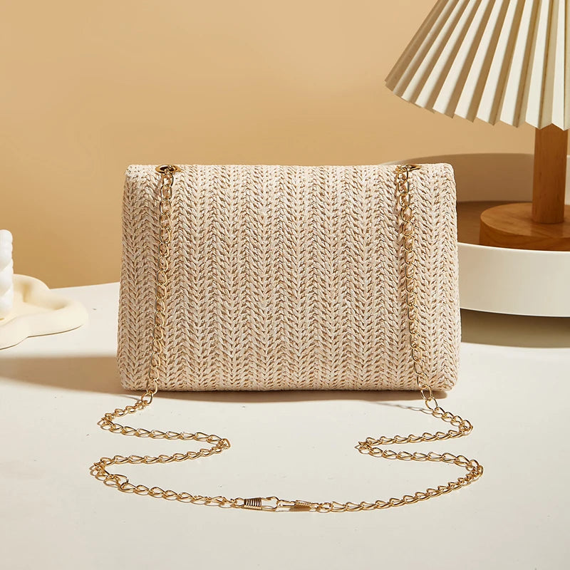 Crossbody Bag for Women Chain Strap Banquet Stylish Accessory Shoulder Bag for Day-to-Night Outfits