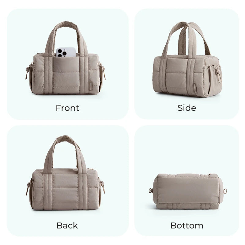 BAGSMART Casual Shoulder Bags Small Crossbody Bag for Women Portable Sport Travel Bag Multifunctional Lady Handbag