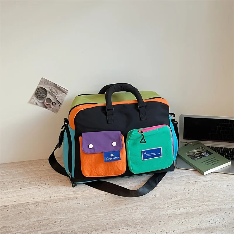 [Travel Crossbody Bag]Portable Large Capacity Hand-held Bag，Suitable for Men & Women - Travel, Outings, Mountain Climbing