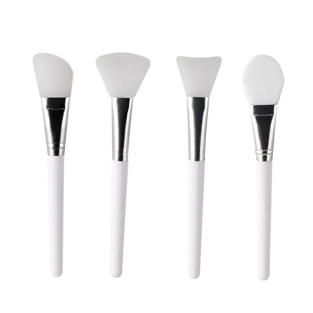 New DIY Silicone Facial Mask Brush Reusable White Face Mask Applicator Easy Clean Soft Head Makeup Tool Brush Skin Care Tools